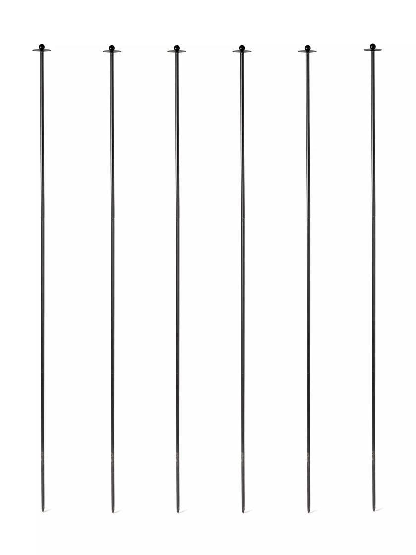 6' Protection Stakes For Netting, Set Of 6