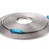 Sun Joe AJSGH100 Heavy-Duty Spiral Constructed Stainless Steel Garden Hose | 100-Feet | 1/2 In. Diameter